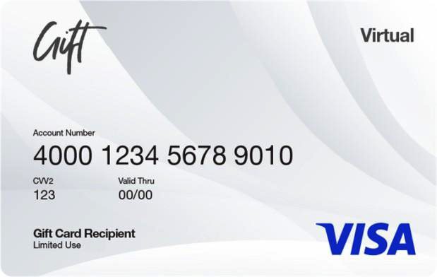 Official website of Visa Gift Card